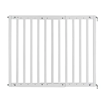 Image de Grille de Porte et barrière d&#039;escalier à Visser, kit Construction Assembler, Extensible 63 103,5 cm, Blanc