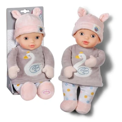 Image de Baby Annabell pour bébé Sweetie Mauve, poupée Douce de 30 cm en Tissu avec hochet intégré, Nouveau né, 710715 Zapf Creation