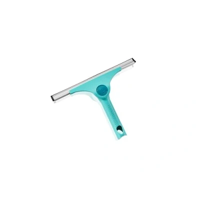 Image de Leifheit raclette vitre Window Slider M, de douche pour éliminer toute trace d’eau, à vitre, fenêtres, miroirs d’une largeur 28 cm, avec articulation mobile, Click System