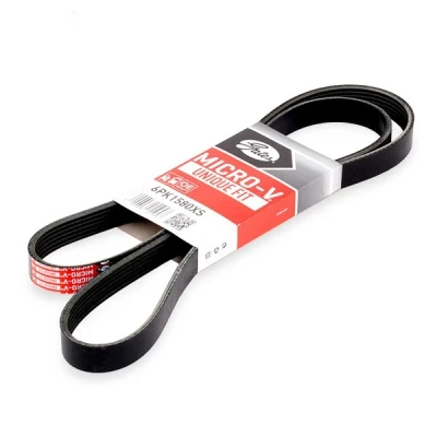 Image de GATES 6PK1580XS Courroie Poly V 1580 6 Polyester, EPDM (éthylène propylène diène caoutchouc) RoadMax Value Line AUDI: A6 C6 Berline, A4 B8 Avant, Q5