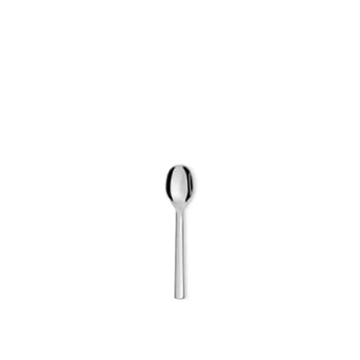 Image de Alessi Reb09/4 Ovale Cuiller à dessert en Acier Inoxydable 18/10 Brillant, Set de 6 Pièces