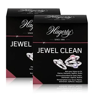 Image de Hagerty Jewel Clean Lot de 2 bains bain pour bijoux en or, diamants 170 ml