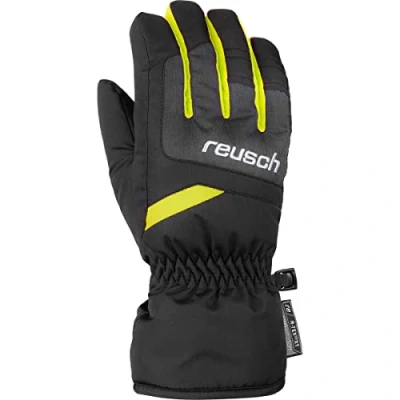 Image de Reusch Bennet R tex XT Gants Enfants, Noir/Noir/Jaune, 5