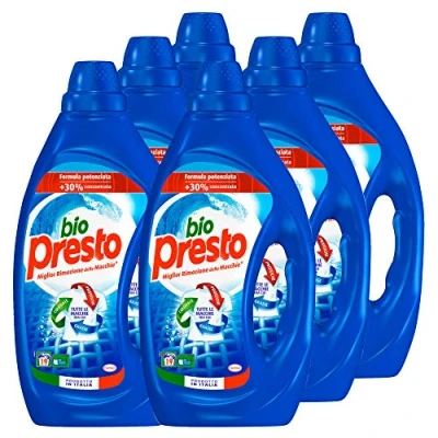 Image de Bio Presto Lessive liquide classique, formule renforcée 6 x 19 lavages 5900 g