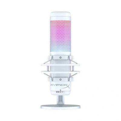 Image de HyperX QuadCast S Micro USB à condensateur RGB pour PC, PS5, PS4 et Mac, Support Anti Vibrations, Quatre diagrammes Polaires, Filtre Pop, Contrôle de Gain, Jeux, Streaming, Podcasts, Twitch