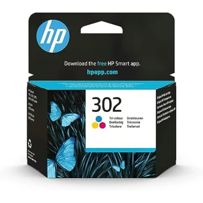 Image de HP 302 (F6U65AE) 3 couleurs Cartouche d&#039;encre