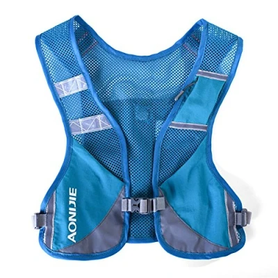 Image de AONIJIE 130 g Randonnée Sac à Dos d&#039;hydratation Marathon mâle léger pour Escalade de Cyclisme (Bleu)