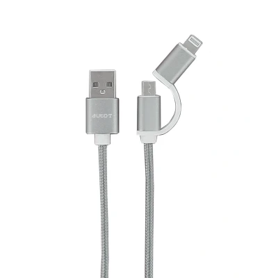 Image de AUTO T 540203 Câble de recharge USB argent Emballage en blister