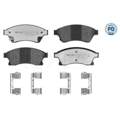 Image de MEYLE 025 250 3118/PD Jeu de plaquettes frein PD Quality Essieu avant avec indicateur d&#039;usure tôle anti bruit OPEL: Astra J 5 portes