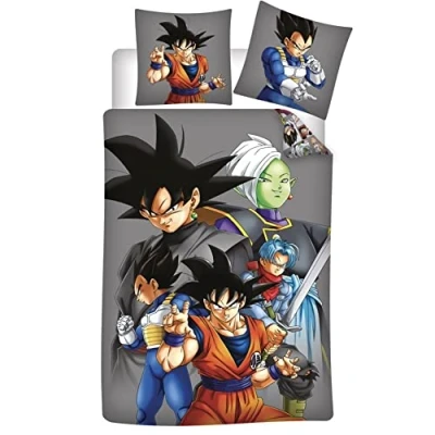 Image de New Import NORDICA ALGODÓN 140200 Dragon Ball 100% Algodon 140200CM 1 FUNDA DE ALMOHADA 6565CM, One Size