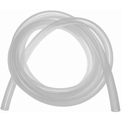 Image de Tuyau en silicone de 2 m, 10 x 14 mm, intérieur : extérieur transparent, extensible, adapté à un usage alimentaire, sans BPA