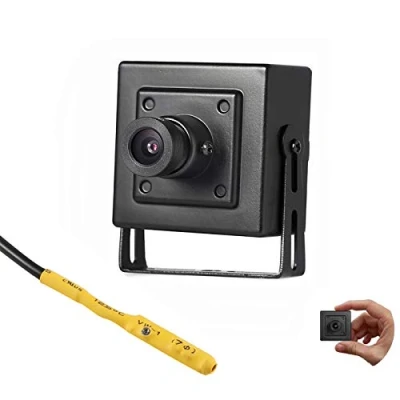 Image de Revotech Mini 3MP POE Caméra de Sécurité, HD 2K Sécurité à Domicile IP Camera avec Audio/MIC, Métal Taille, Objectif 3.6mm (75 FOV), 3 Mégapixels@20fps, Compatibilité NVR(I706 Audio)