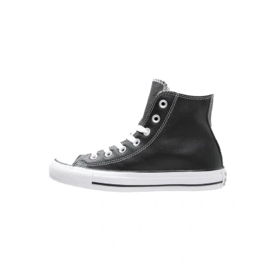 Image de Converse Femme Chuck Taylor Ct Hi Leather Chaussures de Gymnastique, Black Monochrome, 42.5 EU