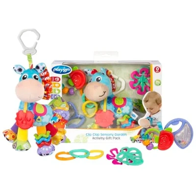 Image de Playgro Clip Clop Sensory Garden Activity Gift Pack, 0188178, Multicolore