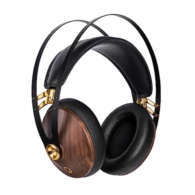 Image de MEZE 99 Classics Casque fermé Audiophile Noyer Massif Finition Doré, Meze99Classics WalnutSilver, hohem Trage (Noyer Doré)