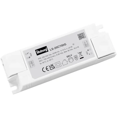 Image de HuaTec Eaglerise Transformateur LED 700mA 20W Sans Scintillement Courant Constant pour Lampe de Bloc d&#039;Alimentation Driver