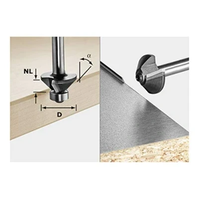 Image de Festool Fraise à chanfreiner S8 HW 30 D25 KL OFK