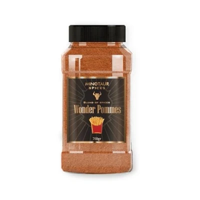 Image de Minotaur Spices I Wonder Pommes 700 g Mélange d&#039;épices pour frites, Sel frites en boîte