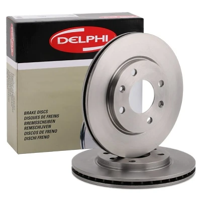 Image de DELPHI BG2444 Disque de frein 247 20 4 ventilé huilé non traité sans roulement roue, bague ABS PEUGEOT: 206 3/5 portes, Berline