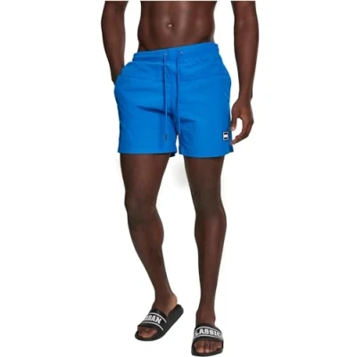 Image de Urban Classics Homme Short de Bain Block Boxer, Cobalt Blue, 4XL EU