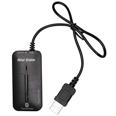 Image de Real cable iPlug BTX HD Transmetteur Bluetooth APTX jusqu&#039;à 10 mètres en 16 bits 44,1 kHz adaptateur reseau telephonie