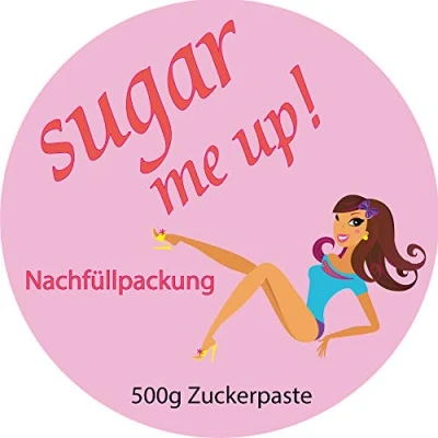 Image de Sugar me up! Kit d’épilation au sucre facile pour la maison avec cire sucre, bandes en non tissé, spatule et instructions d&#039;utilisation (français garanti)
