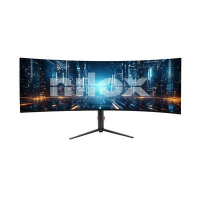 Image de Nilox NXM49CRVDC écran plat de PC 124,5 cm (49 ) 5120 x 1440 pixels Dual QHD LED Noir Neuf