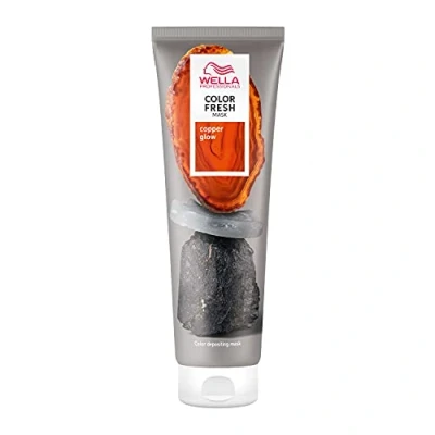 Image de Wella Professionals Colour Fresh Mask Masque Coloration Temporaire Couleur À la Maison Zéro Dommages Copper Glow 150 ml