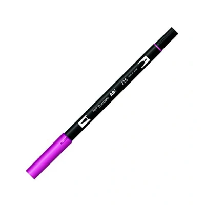 Image de Tombow ABT 725 Feutre pinceau à 2 pointes Rhodamine Rouge