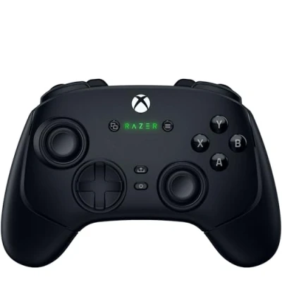 Image de Razer Wolverine V3 Pro Manette de jeu sans fil pour Xbox et PC (HyperSpeed Wireless, Mecha Tactile Action Buttons, Anti drift Hall Effect analog thumbstic sticks, haptic vibrations) Noir