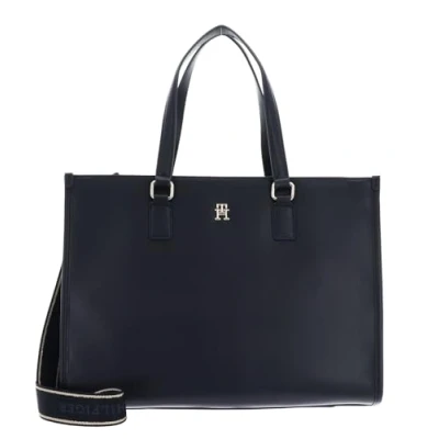 Image de Tommy Hilfiger Monotype TOTE Sac à main, Femme, Taille: One Size, Space blue