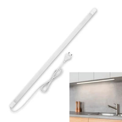 Image de REV 3501011210 Lampe LED encastrée 80 cm, 15 000 h, 12 W, 960 lu, 3000 K, Plastique, Blanc