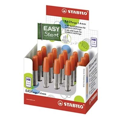 Image de STABILO EASYergo 1.4 Lot x 15 étuis de 6 mines HB
