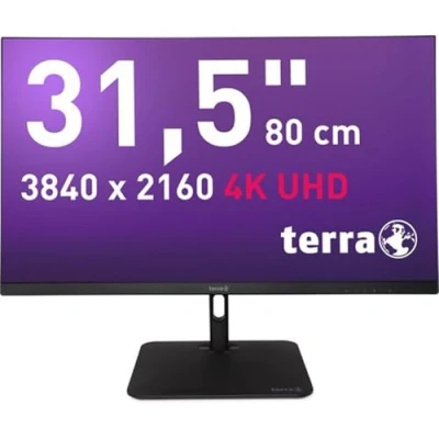 Image de Terra Écran LCD/LED 3295 W PV 32&quot; 4K, USB C/DP/HDMI, Ultra HD, 3840 x 2160, 60 Hz, réglable en hauteur, VESA, sans scintillement, Low Blue Light, pour bureau et jeux