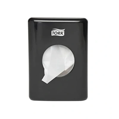 Image de Tork distributeur de sachets pour serviettes hygiéniques noir B5 566008