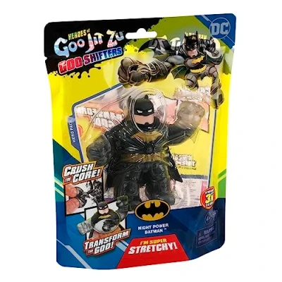 Image de Heroes of Goo Jit Zu Bandai Figurine d&#039;action Batman DC CO42585 Plongez dans l&#039;ombre de Gotham City Batailles en Action avec des héros surprenants
