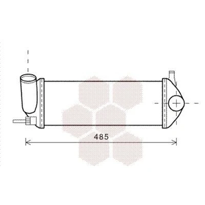 Image de VAN WEZEL 43004471 Intercooler RENAULT: Kangoo II Express, / Grand