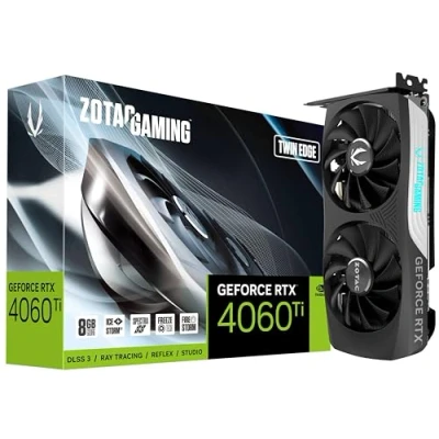 Image de Zotac GeForce RTX 4060 Ti Dual NVIDIA 8 Go GDDR6 Neuf