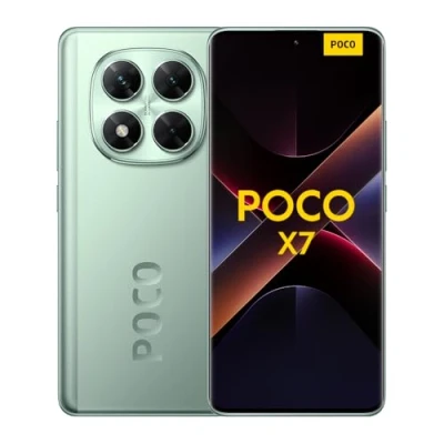 Image de Xiaomi Smartphone POCO X7, 8+256GB, Vert, caméra Principale 50MP avec OIS, Batterie 5110mAh, IP68 (Chargeur Non Inclus)(Version Française + 2 Ans de Garantie)