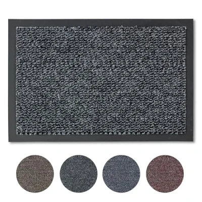 Image de paillasson 120x180 cm pour l&#039;intérieur à séchage Rapide Tapis antidérapant Anthracite Simple