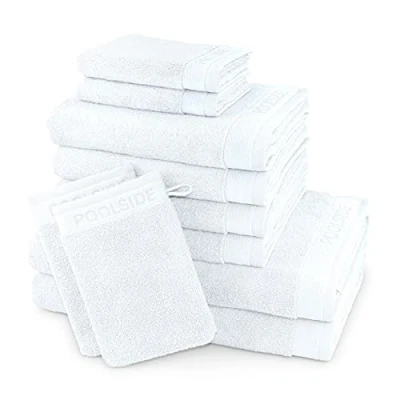 Image de Möve Ensemble de Serviettes en Coton, Pierre, 220 x 15 + 230 50 450 100 267 140 cm