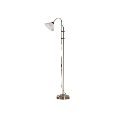 Image de Lindby Beau lampadaire Otis en laiton ancien