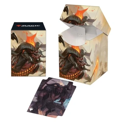 Image de Ultra Pro Outlaws of Thunder Junction 100+ Deck Box® Ft. Rakdos for Magic: The Gathering, TCG accessoire de jeu à collectionner, support cartes protection