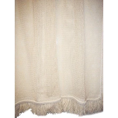 Image de Rideau de porte en coton 140x250 cm écru