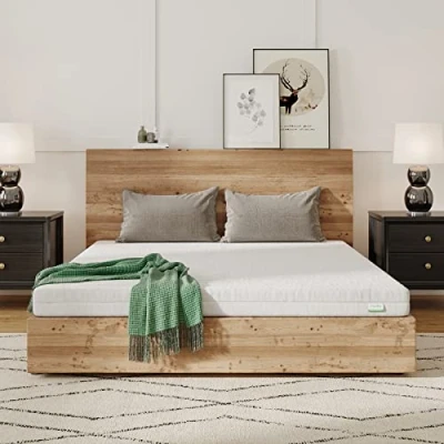 Image de Novilla Matelas en Mousse 180x200, Amovible à 7 Zones de Confort, Réversible Été/Hiver, Respirable, Hauteur 16 cm