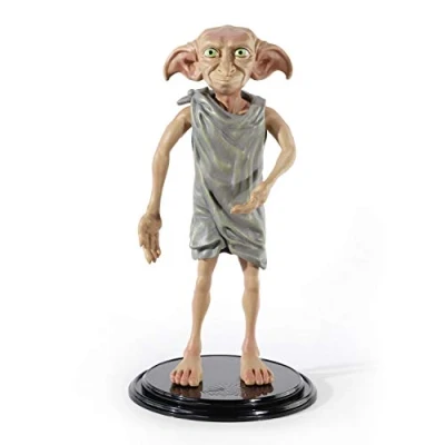 Image de BendyFigs Dobby Figure by The Noble Collection Officially Licensed 19cm (7.5 inch) Harry Potter Bendable Toys Posable Collectable Doll Figures with Stand for Kids &amp; Adults