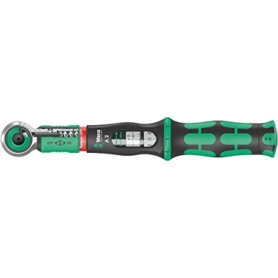 Image de Wera 05075801001 Safe Torque A 2 Clé dynamométrique avec emmanchement hexagonal, 1/4&quot;, 12 Nm, Noir vert