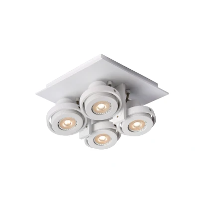 Image de Lucide Landa spot en saillie 23 x 12,5 cm 4 5W LED dimmable inclus dim to warm white