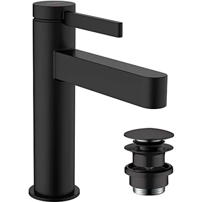 Image de hansgrohe Finoris Mitigeur de lavabo 110 CoolStart, bonde Push Open, chromé, 76024000