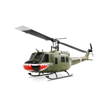Image de Amewi UH 1 Pro Brushless CP Hélicoptère 6 canaux 6G RTF RC télécommandé Vert